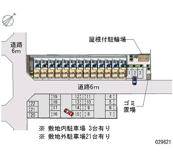 ★手数料０円★石巻市西山町　月極駐車場（LP）